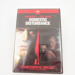 Domestic Disturbance (DVD disc only, 2002) widescreen, john travolta, vin vaughn